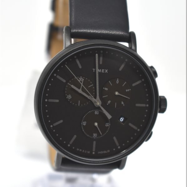 TIMEX WATCHES Unisex Quartz Analog Black Watch TW2T11300