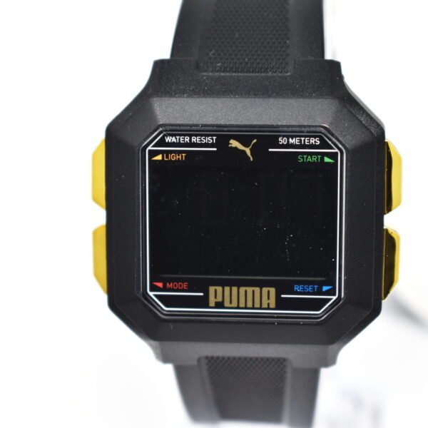 Puma Remix Digital Quartz Watch with Black Polyurethane Strap P5060