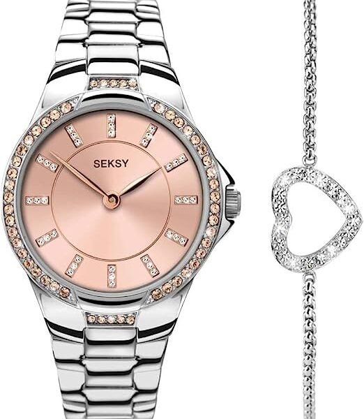 SEKSY WATCH AND BRACELET GIFT SET 2360G