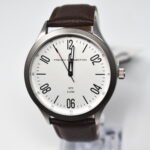 French Connection Mens Analogue Classic Quartz Watch with Leather Strap FC1331T