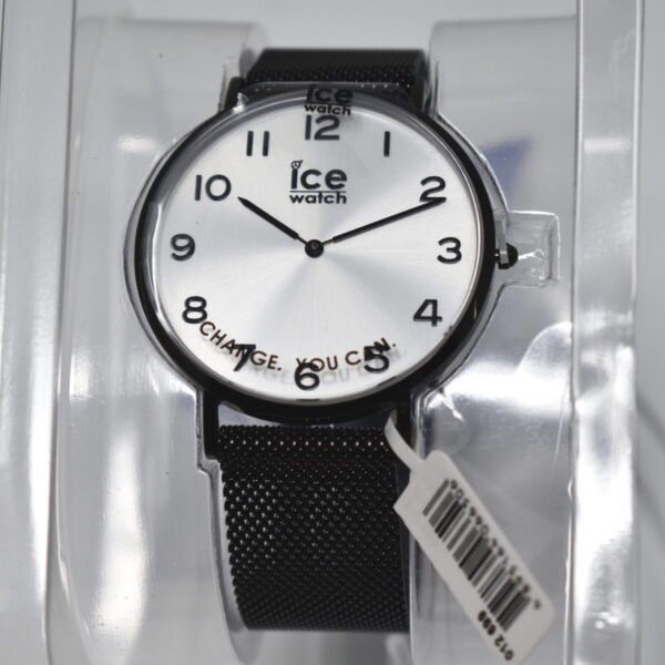 ICE-WATCH CITY MILANESE BLACK SHINY Medium BRACELET 012699