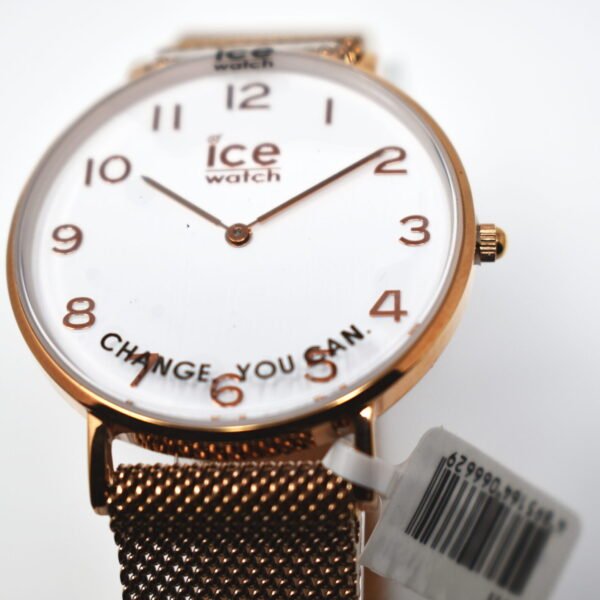 .Ice-Watch City Milanese Rose gold Shiny Bracelet Watch 012711 small