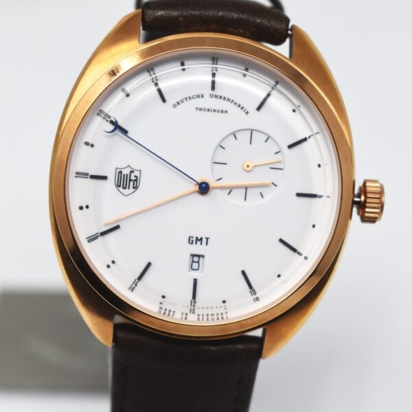 Dufa Deutsche Uhrenfabrik Men's Watch Brown Leather Strap DF-9005-04