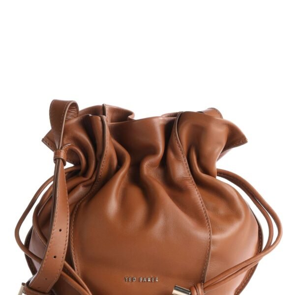 Ted Baker MYLOO Slouchy drawstring bucket bag Brown