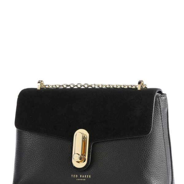 Ted Baker NAOMIE Twist lock shoulder bag Black