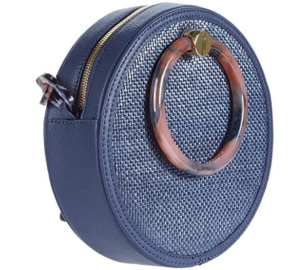 Ted Baker Agneti Woven Circle Cross Body Bag Navy