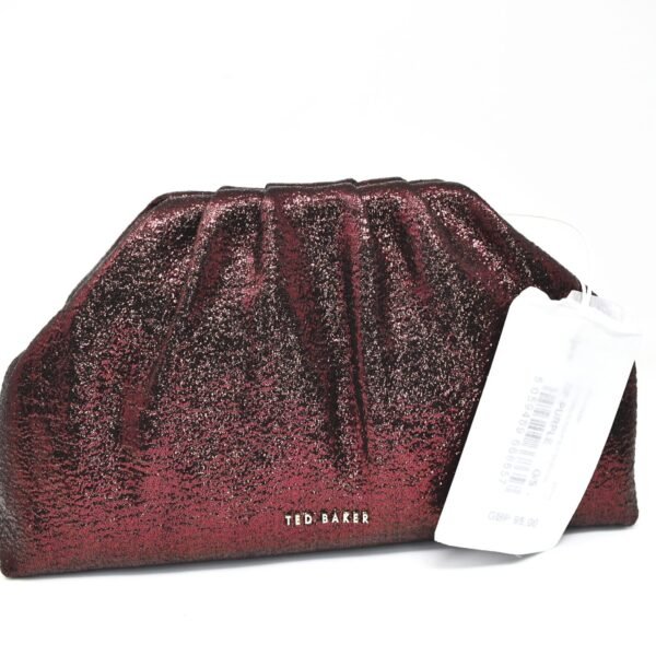 Ted Baker DONNER Slouchy glitter clutch bag