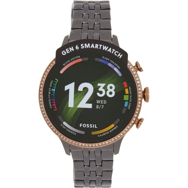 Fossil Gen 6 Smartwatch Stainless Steel Wear Os Watch Ftw6078