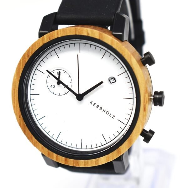 KERBHOLZ Wooden Midnight Black Franz Oak Watch Masterpieces Collection