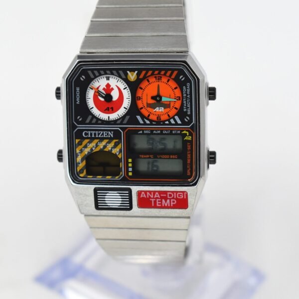 Citizen Star Wars Rebel Pilot Stainless Steel Bracelet Watch JG2108-52W