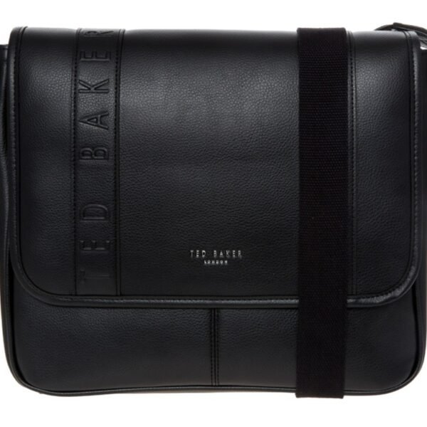Ted Baker Men's Debossed Hyee Messenger Bag Black XH9M/XB39/HYEE