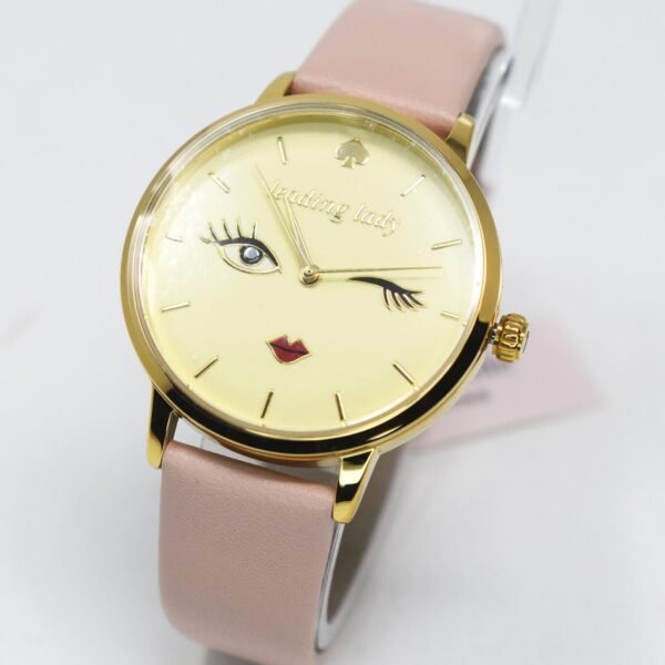 Kate Spade New York KSW9025 Metro Pink Leather Watch