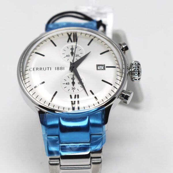 Cerruti Dervio Chronograph Steel Watch CRA178SN04MS