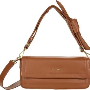TED BAKER SINITAA Soft knotted shoulder bag Beige