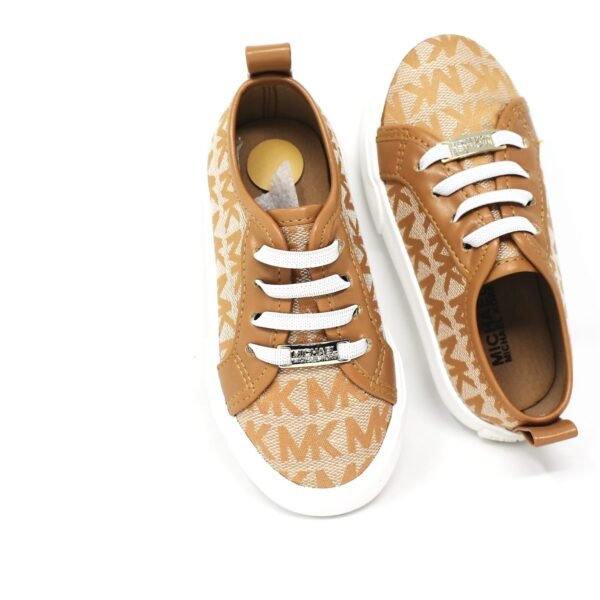Michael Kors Girls Ashanti 2T Infant Trainers Tan UK Inf 10.5 USA 11 EU 28