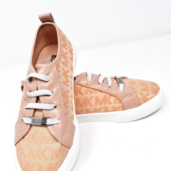 Michael Kors Girls Ashanti 2T Infant Trainers Dark Blush UK Inf 10.5 USA 11 EU 28