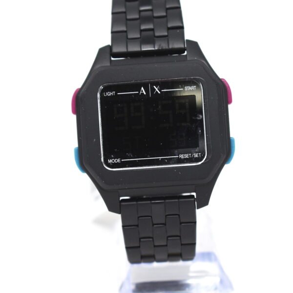Armani Exchange LCD Black Stainless Steel Watch AX2952