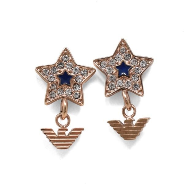 Emporio Armani Women's Rose Gold Stainless Steel Stud Earring EGS2833221