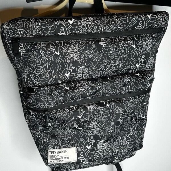 TED BAKER LONDON Karev Scribble Printed Backpack