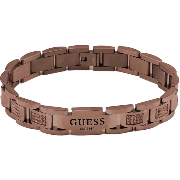 GUESS Men's Bracelet  Hero Bronze-Tone Embellished  JUMB01002JWIPBWT/U