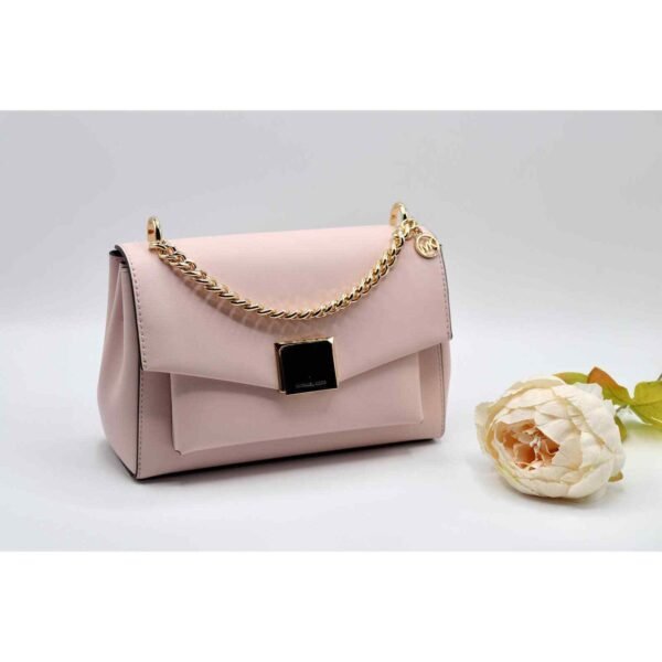 MICHAEL KORS Lita Medium Leather Crossbody Bag Pink 35TOGXPL20