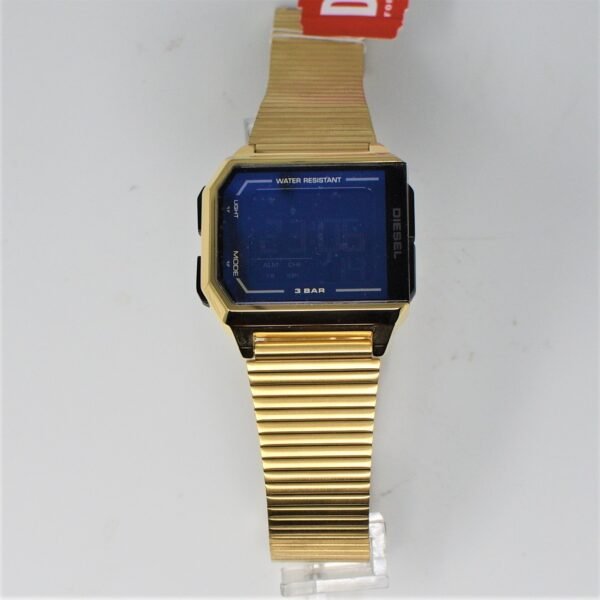 Diesel Chopped Digital Gold-Tone Stainless Steel Watch Dz1969