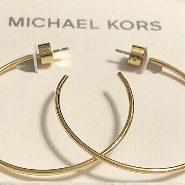 Michael Kors Cityscape Chains Gold-tone Hoop Earrings Mkj4828710