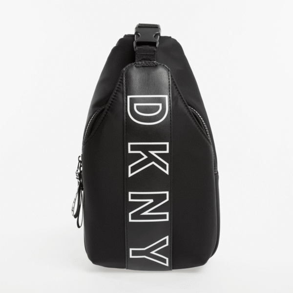 DKNY Black Logo Shoulder Sling Bag DO090AH3