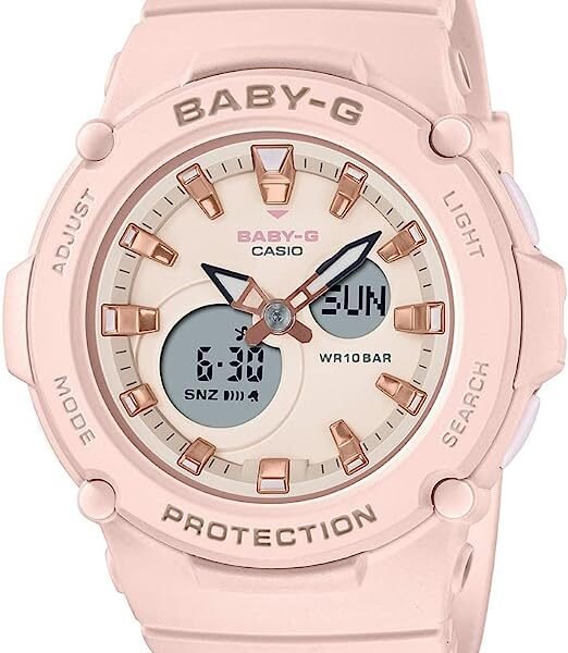 Casio BGA-275-4AER Ladies Baby-G Analog-Digital Pink Resin Watch