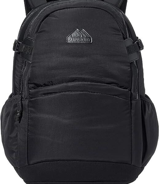 Superdry Men's Nylon Top Handle Tarp Black Backpack Y9110071A