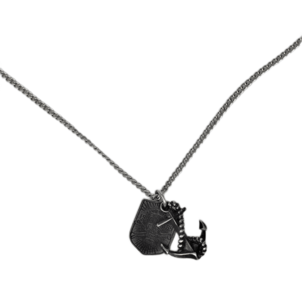 Fossil Gunmetal Stainless Steel Pendant Necklace JOF00813060
