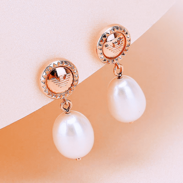 Emporio Armani Rose Gold Sterling Silver Earrings EG3432221
