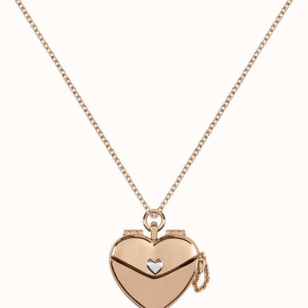 Radley Jewellery Love Letters Heart Locket 18ct Rose Gold plated Necklace RYJ2310S
