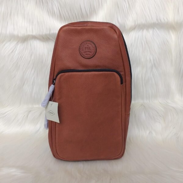 Fossil Sport Sling Pack Shoulder Crossbody Bag Brown MBG9529210