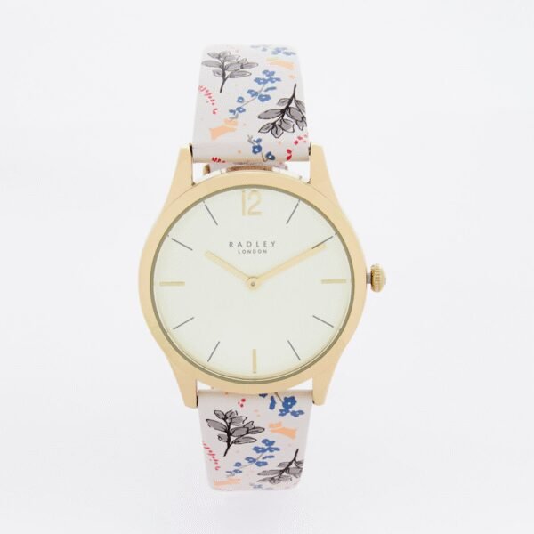 Radley RY21420A Ladies Gold Tone Leather Strap Watch