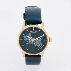 RADLEY Ladies Dark Green Leather Strap Watch RY21532A