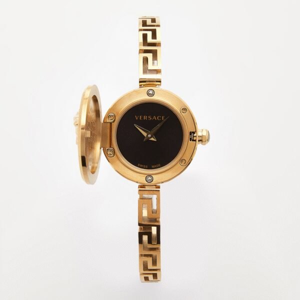 Versace Jewellery Medusa Quartz Black Dial Ladies Secret Watch VEZ500221
