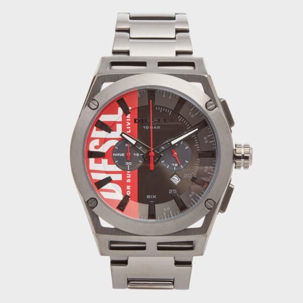 Diesel Men's Watch TimeFrame Logo Dial DZ4598 Gunmetal