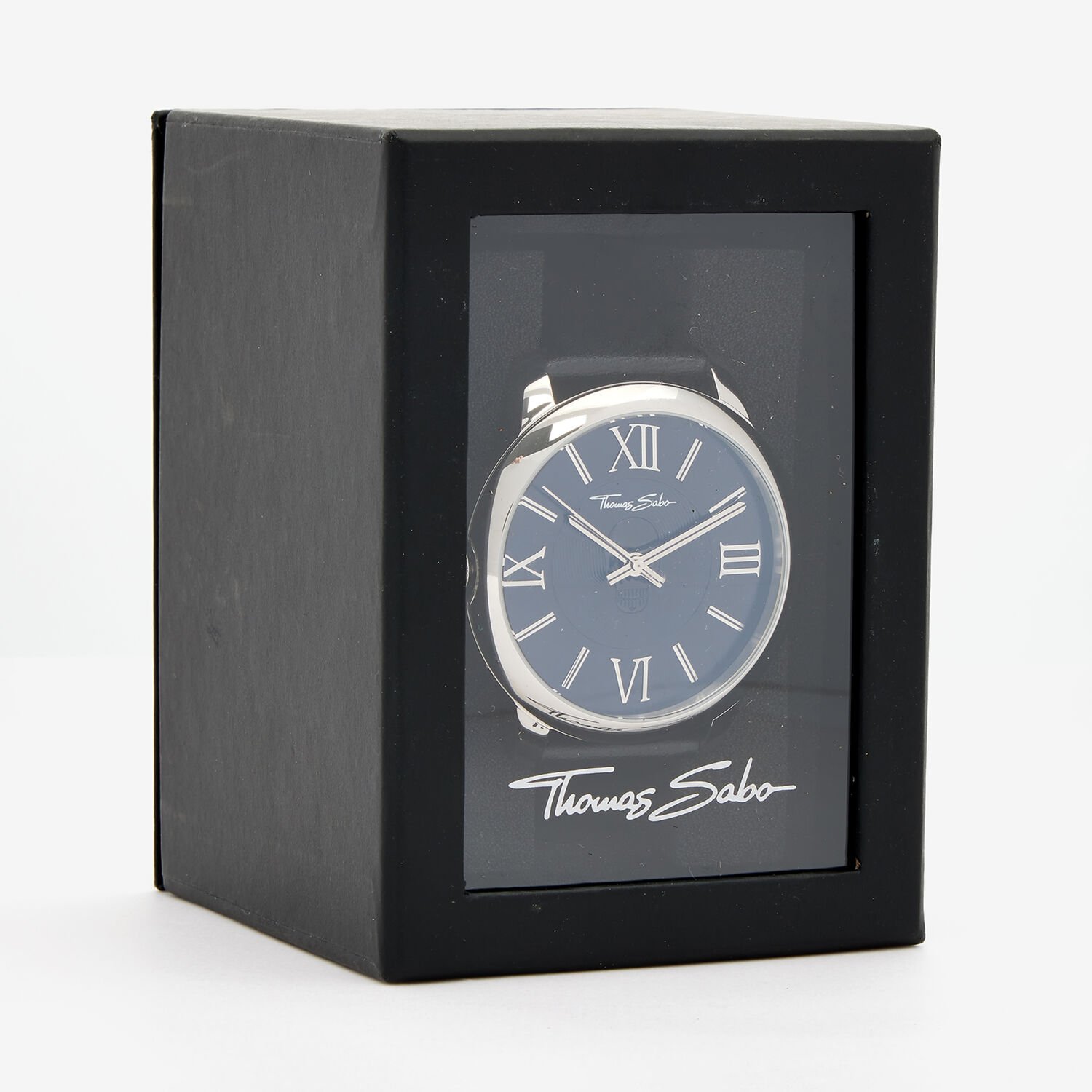 Thomas Sabo Orologio Uomo 46mm WA0297-218-203 – Impermeabile, Cinturino Moda, Regalo Ideale