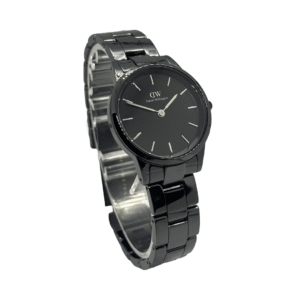 Daniel Wellington Ladies Watch | Black Iconic Link Ceramic Black | DW00100414