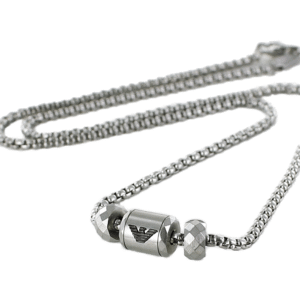 Emporio Armani Stainless Steel Facted Bead Necklace EGS2777040