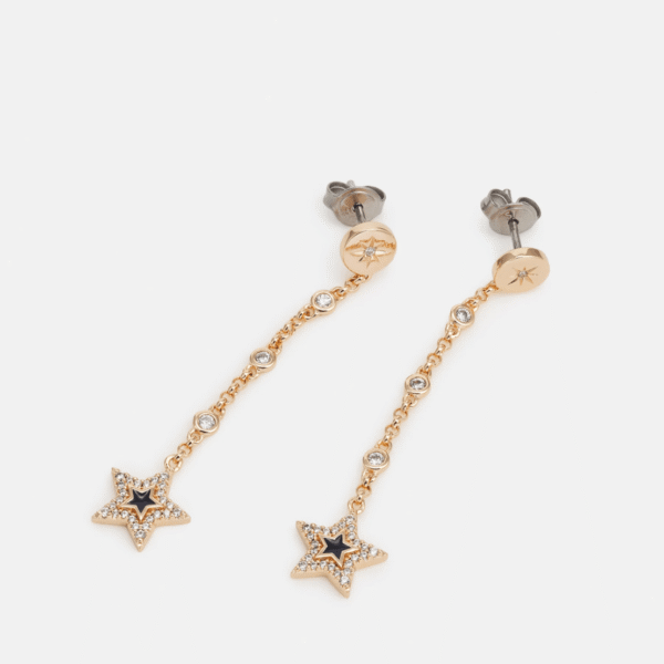 Emporio Armani Dangling Crystal Earrings EGS2961221 Blue Lacquer Set Star
