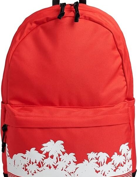 Superdry Graphic Montana Backpack in Cayenne Pink/silver Glitter