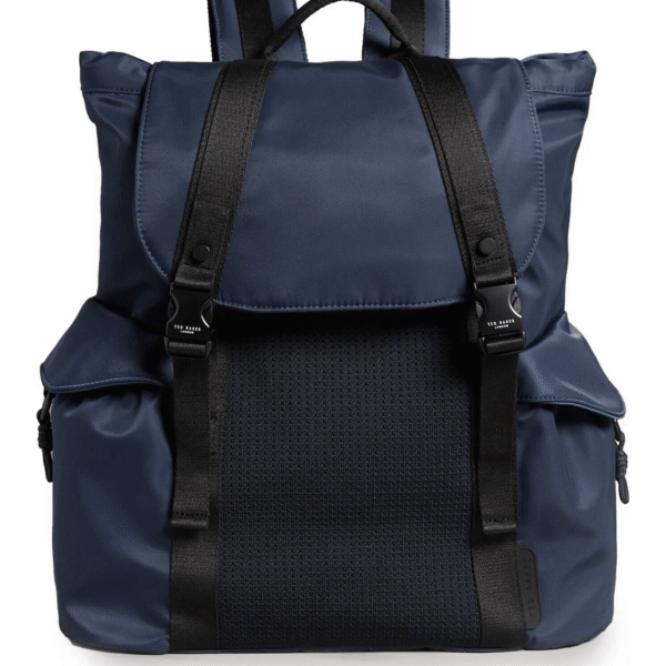 Ted Baker Men's Navy Masha Knit Nylon Backpack Bag