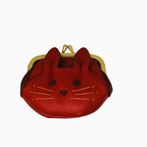 FOSSIL Pouch | Lunar New Year Vintage Frame | Coin Pouch | Red Leather