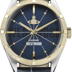 Vivienne Westwood Men’s Watch | Conduit Blue Dial Leather Strap VV192NVNV