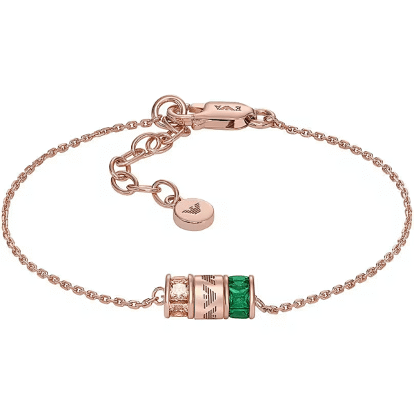 Emporio Armani Essential Rose Gold Tone Sterling Silver Bracelet EG3579221