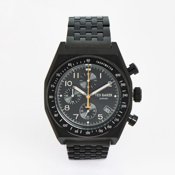 Ted Baker Magarit Men's Chronograph Black Bracelet Watch BKPFIF203