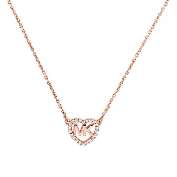 Michael Kors Necklace | MKC1244AN791 | Heart | Rose Gold | Sterling Silver