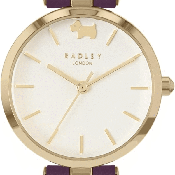Radley West View Ladies Purple Strap T Bar Watch RY21386